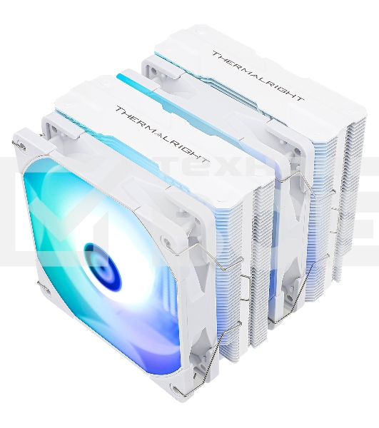 Устройство охлаждения(кулер) Thermalright Peerless Assassin 120 White ARGB Soc-AM5/AM4/1151/1200/2066/2011/1700 белый 4-pin 25.6dB Al+Cu 750gr Ret (PA120-WH-ARGB)
