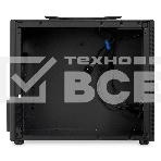 Компьютерный корпус без блока питания HSPD M210, Mesh Mid Tower, черный, 0.7 SPCC, 1x90мм mATX, mITX 140/280/150мм 1x2.5