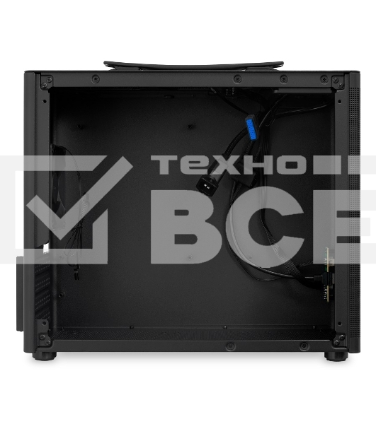 Компьютерный корпус без блока питания HSPD M210, Mesh Mid Tower, черный, 0.7 SPCC, 1x90мм mATX, mITX 140/280/150мм 1x2.5