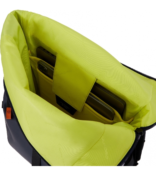 Рюкзак мужской Piquadro Corner 2.0 CA6291C2OW/BLU роллтоп синий ткань