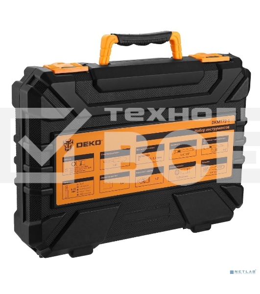 Набор инструментов Deko DKMT72-1 72 предмета (жесткий кейс)