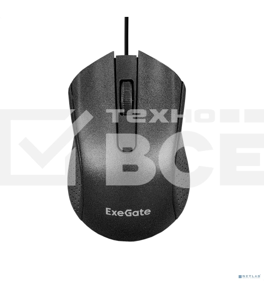 Мышь проводная ExeGate Professional Standard SH-8012 черный, 1000 dpi, USB, кнопки - 3