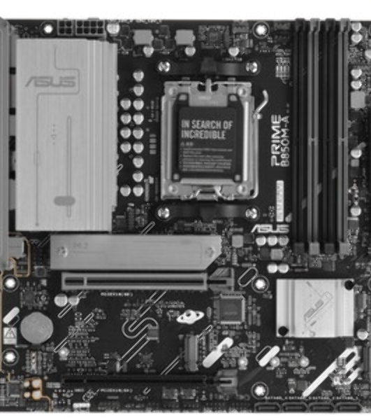 Материнская плата ASUS PRIME B850M-A-CSM, AM5, AMD B850, 4xDDR5, 4xSATA, 3xM.2, 1xPCIe 5.0 x16, 1xPCIe 4.0 x4, 2xDP, 1xHDMI, 1x2.5Gb LAN, 2xUSB-A 10Gbps, 2xUSB-A 5Gbps, 4xUSB-A 2.0, 3x3.5 мм, 7.1, mATX