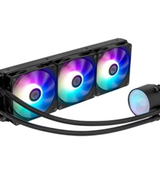 Система жидкостного охлаждения PcCooler DA360 BK ARGb Soc-AM5/AM4/1200/1700/1851 черный 4-pin Al 300W Ret (DA360-BKAWXX-GL)