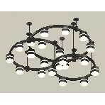 Светильник Ambrella light XR92222220/22 SBK/FR черный песок/белый матовый GX53, фото3