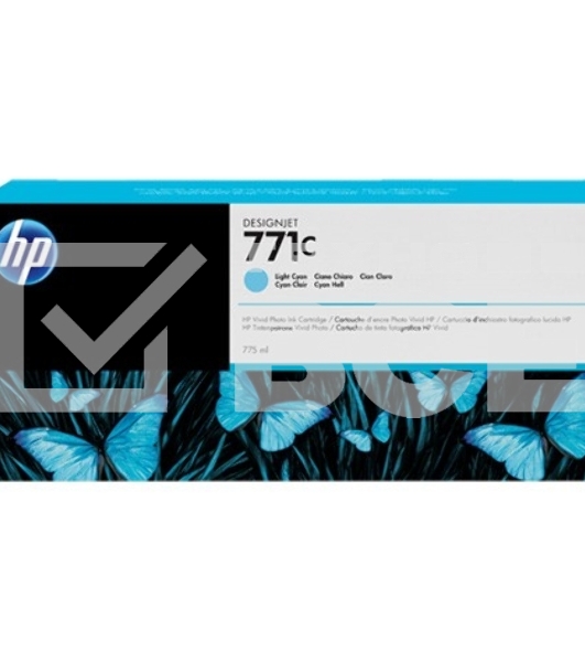 Картридж струйный HP №771C B6Y12A светло-голубой для HP DJ Z6200 (775мл)