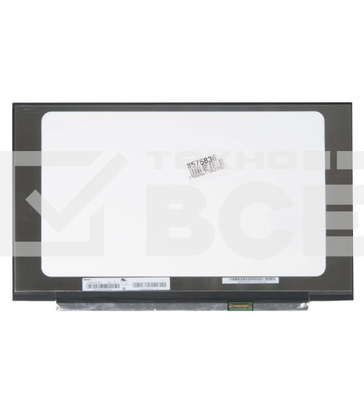 Матрица 15.6 Matte N156HCE-EN1, WUXGA FHD 1920x1080, 30 Lamels DisplayPort, cветодиодная (LED), Chi Mei, уши В/Н