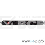 Аксессуар 5bites Блок розеток PDU819P-01 8S, PVC, SWITCH, 1U, 19', 2Mx3Gx1.5MM2, VDE, фото 1