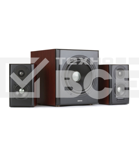 Колонки Edifier S350DB Brown <2.1,150W RMS, дерево, Bluetooth aptX>