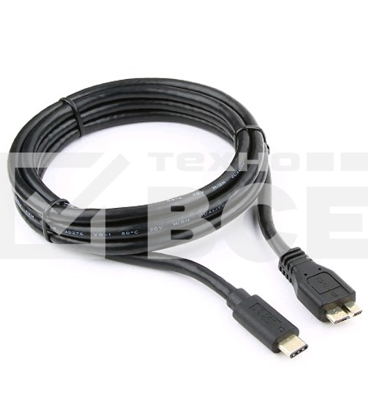 Кабель Cablexpert CCP-USB3-mBMCM-6 USB3.0 microBM/USB3.1TypeC, 1.8м, 