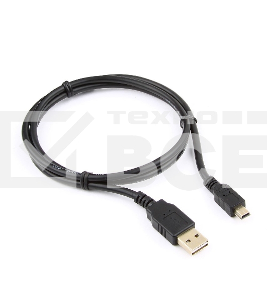 Кабель USB 2.0 Gembird/Cablexpert, мультиразъем USB, AM/miniB 5P, 1м, пакет CC-5PUSB2D-1M