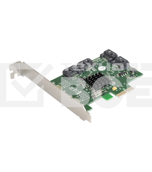 Контроллер ExeGate EXE-503 PCI-E 2.0, SATA3 6Gb/s, 4 int (OEM)