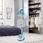 Отпариватель напольный Kitfort КТ-957 1500Вт белый/бирюзовый, фото29