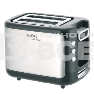 Тостер Tefal TT365031 850Вт серебристый/черный