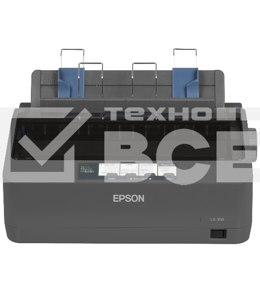 Принтер матричный Epson LX-350 (C11CC24031/C11CC24032), (А4, 357 cps (12 cpi), USB, LPT, COM)
