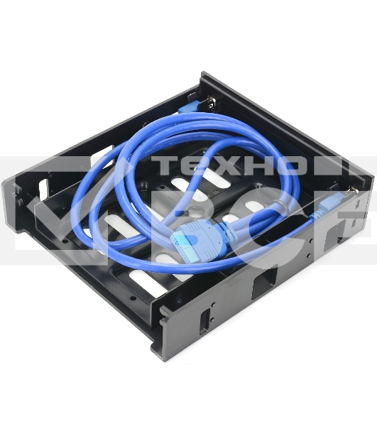 CMU3-B5 панель с двумя портами USB 3.0 в слот 5.25 компьютерного корпуса и слот 1*3.5/2*2.5