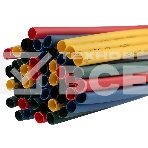 Термоусаживаемые трубки Rexant 5,0/2,5 мм, набор пять цветов, упаковка 50 шт. по 1 м, фото3