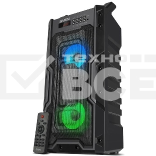 Колонка портативная Sven PS-435 черный 20W 2.0 BT/3.5Jack/USB 10м 2000mAh