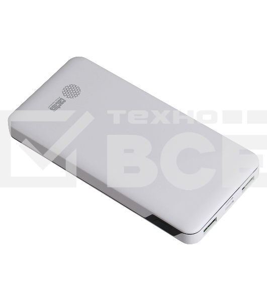 Портативный аккумулятор Cactus CS-PBFSKT-10000 10000mAh 2.1A 2xUSB белый