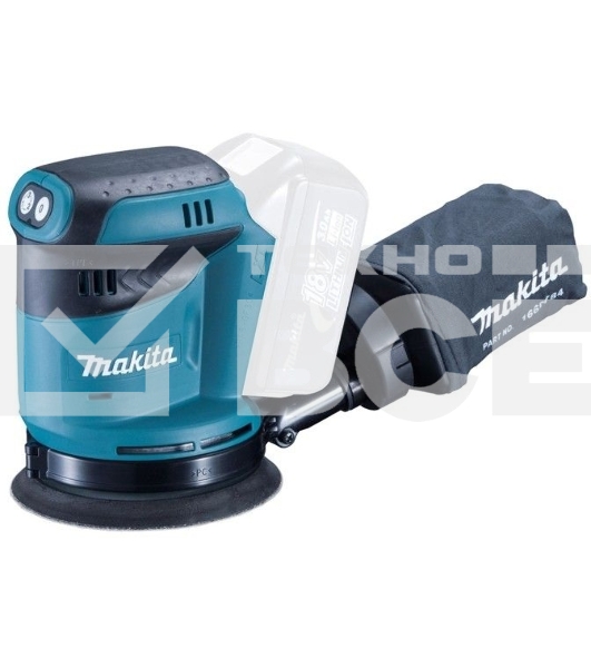 Машинка эксцентриковая MAKITA DBO180Z 18В LiIon ф125мм 7000/9500/11000об/мин ампл.2.8мм 1.7кг