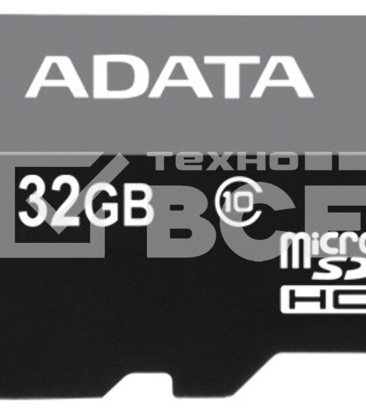 Флеш карта microSDHC 32GB ADATAUHS-1 CL10 (AUSDH32GUICL10-RA1) + SD adaptor