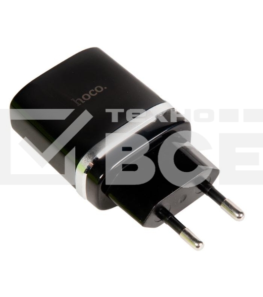 Сетевое ЗУ QC 3.0 HOCO HC-16255 C12Q 1 USB Выход: 5V_9V_12V, 18W черный