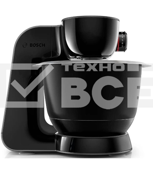 Кухонный комбайн Bosch 1000 Вт, цвет черный