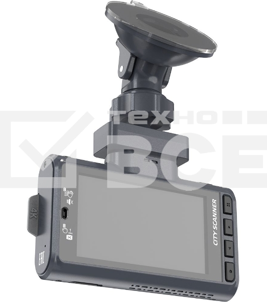 Видеорегистратор Silverstone F1 CityScanner 4K Wi-Fi черный 2Mpix 2160x3840 2160p 140гр. GPS AIT 8629