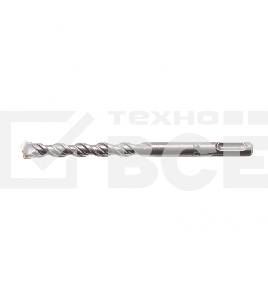 Бур по бетону, двойная спираль, Cobalt W-tip, 12x160 мм, SDS PLUS Denzel