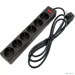 Сетевой фильтр 5bites GARDA SP6B-518 6S, 3x0.75 мм2, 1.8 м, черный, фото 1