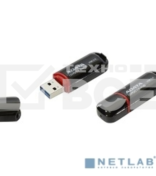 Флешка USB ADATA UV150 (AUV150-64G-RBK), 64Gb, USB 3.0, R/W 100/40, черный