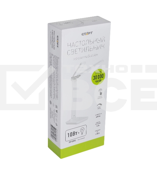 Светильник настольный СТАРТ 4610116217207 со светодиодами CT90 белый-- 12