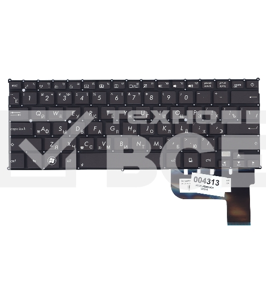 Клавиатура для ноутбука Asus Zenbook UX21A черная