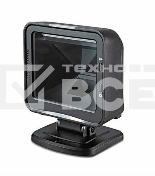Сканер штрих-кода стационарный MINDEO MP8610 USB презентационный, 2D имидж, USB, черный