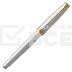 Ручка перьевая Parker Sonnet Core F527 (CW1931504) Stainless Steel GT F сталь нержавеющая подар.кор., фото2