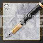 Ручка перьевая Parker IM Premium F323 (CW1931646) Black GT F сталь нержавеющая подар.кор., фото5