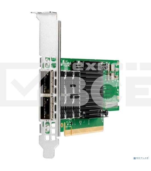 Сетевая карта Mellanox ConnectX-6 VPI adapter card, 100Gb/s (HDR100, EDR IB and 100GbE), dual-port QSFP56, PCIe3.0/4.0 x16, tall bracket