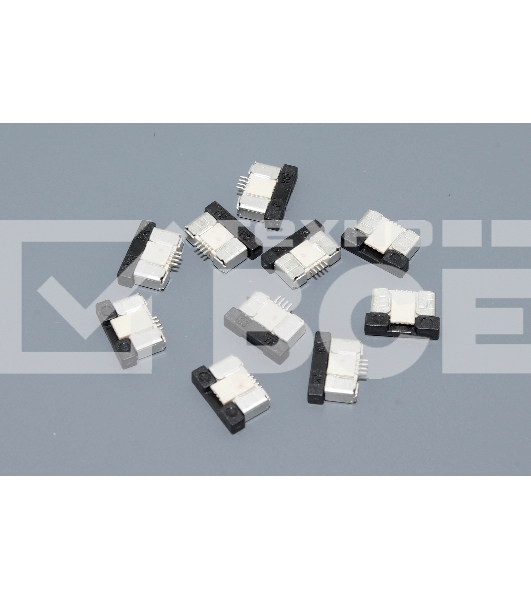 Разъем FPC Half Coverage Top Contact 0.5K-BS-4PWB 4 pin высота 2мм шаг 0,5мм 10 шт