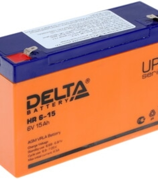 Батарея для ИБП Delta HR 6-15 (6V 15Ah)
