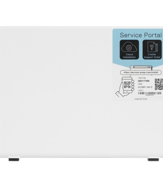 Сетевое хранилище SMB QNAP TS-433-4G NAS 4 HDD trays. ARM 4-core Cortex-A55 2.0GHz, ram 4 Gb (max), 1x1GbE, 1x2.5GbE, 2xUSB 2.0 port,1xUSB 3.2 Gen 1