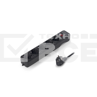 Сетевой фильтр ExeGate EX221185RUS SP-5-3B (5 розеток, 3м, евровилка, черный)