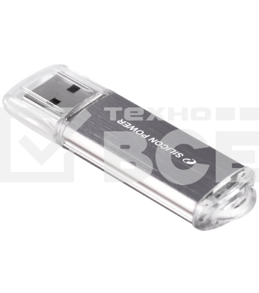 Флэш Диск Silicon Power USB Drive 64Gb Ultima II SP064GBUF2M01V1S {USB2.0, Silver}