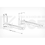Кронштейн для СВЧ Holder MWS-2003 черный макс.40кг настенный фиксированный    , фото 1
