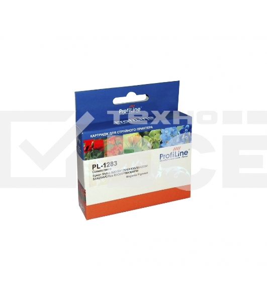 Картридж струйный PL-1283 для принтеров Epson StylusS22/SX125/SX130/SX420W/SX425W/Office BX305F/BX305FW Magenta пигментные ProfiLine