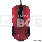 Мышь проводная Gembird MOP-400-R красный, 1000 dpi, USB, кнопки - 3, фото2