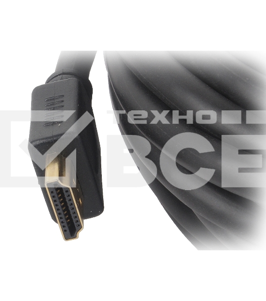 Кабель Cablexpert HDMI CC-HDMI4-7.5M, 19M/19M, v2.0, медь, позол.разъемы, экран, 7.5м, черный, пакет