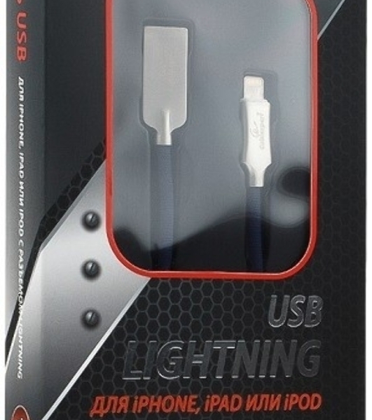 Кабель USB Cablexpert для Apple CC-P-APUSB02Bl-1M, MFI, AM/Lightning, серия Platinum, длина 1м, синий, блистер