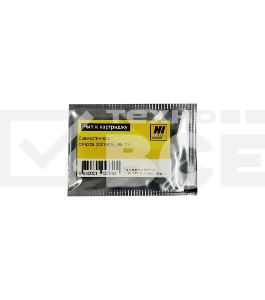 Чип Hi-Black к картриджу HP CLJ CP5225, BK 7K