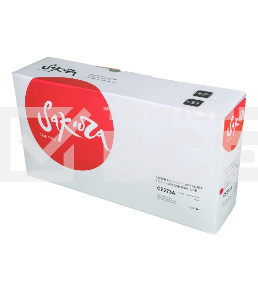 Картридж лазерный Sakura CE273A для HP LaserJet Enterprise M750xh, M750n, M750dn, CP5525xh, CP5525n, CP5525dn, пурпурный, 15 000 к.