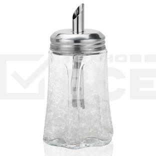 Сахарница с дозатором LR08-32 LARA 200мл, стекло, сталь